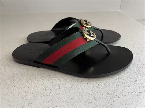 gucci flip flops diamond